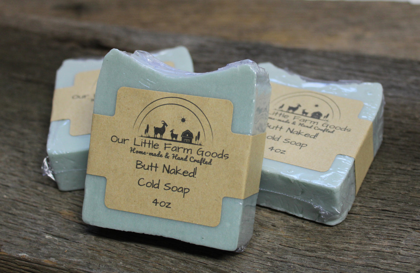Butt Naked! Cold Process Soap Bars