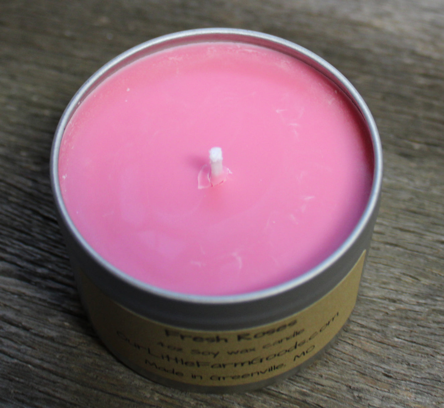 Fresh Rose Candle 4oz