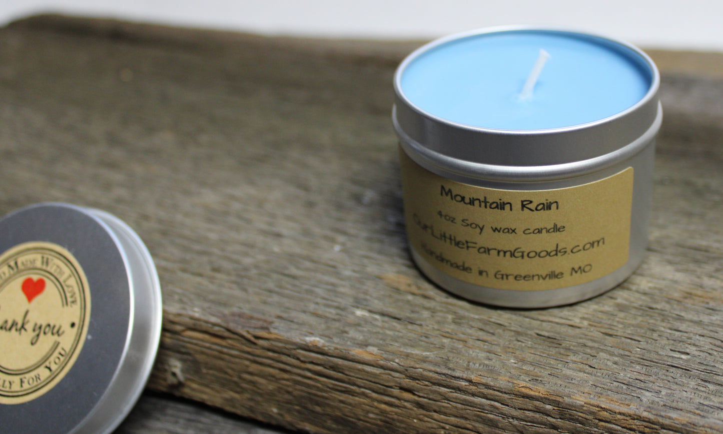 Mountain Rain Candle 4oz