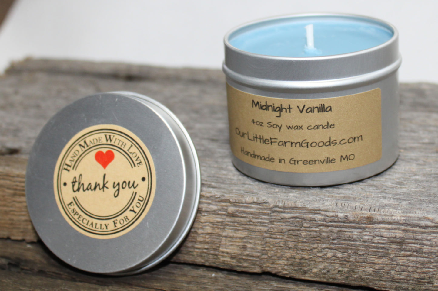 Midnight Vanilla Candle 4oz