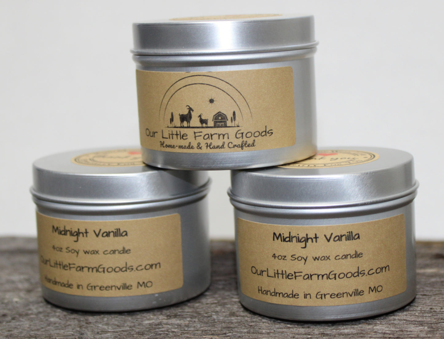Midnight Vanilla Candle 4oz