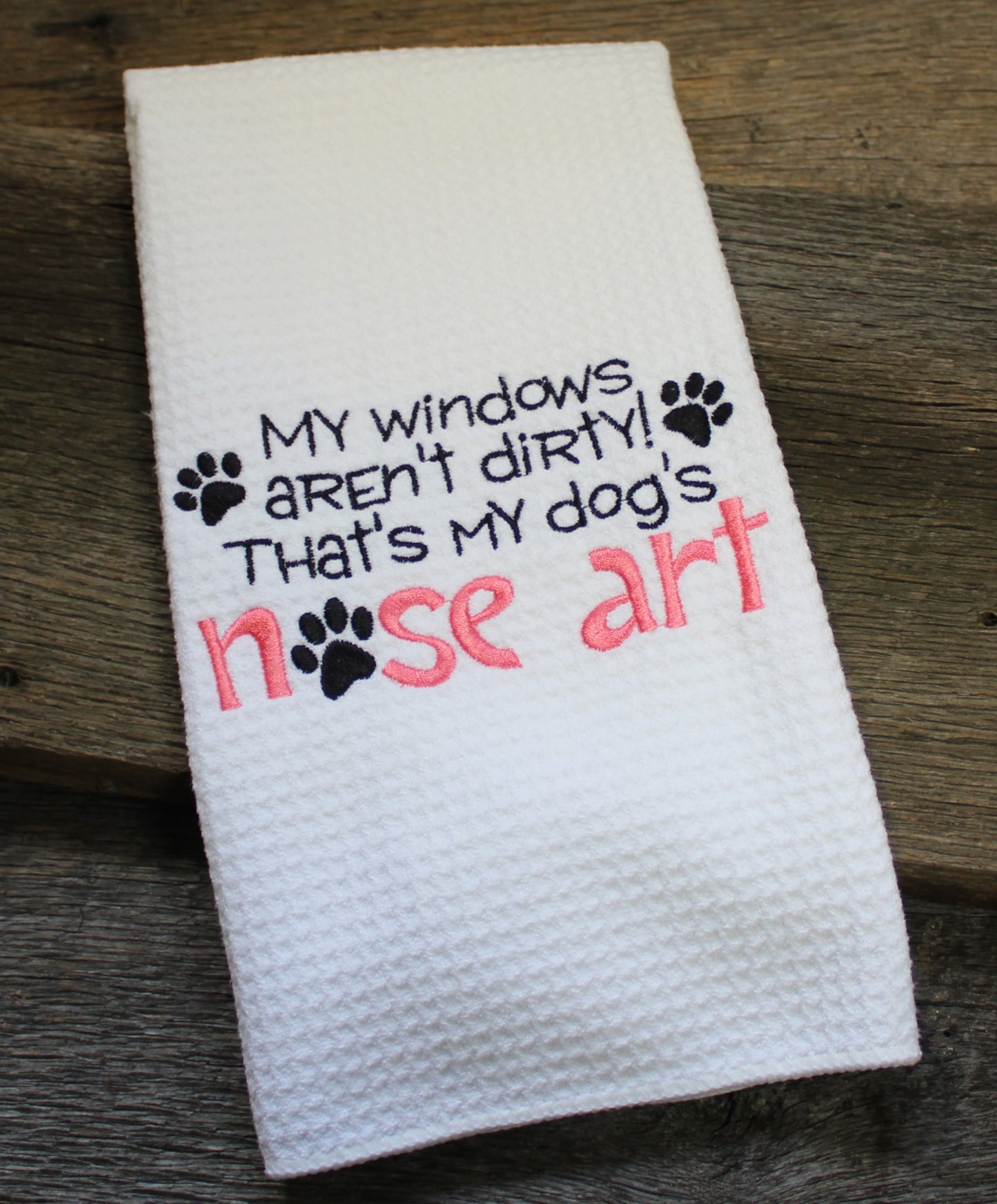Nose art towel