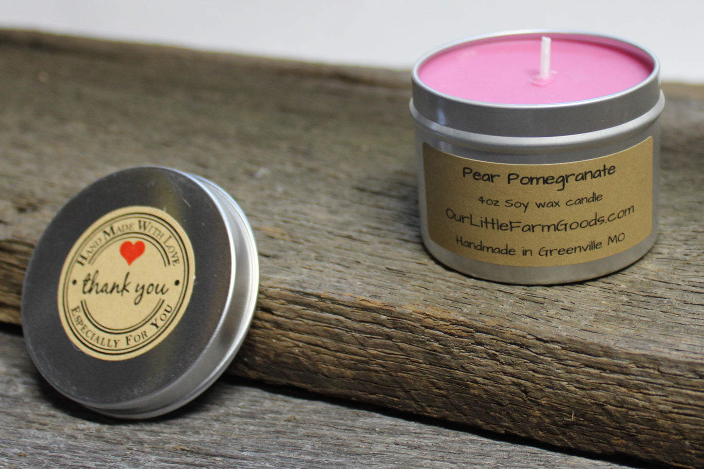 Pear Pomegranate Candle 4oz