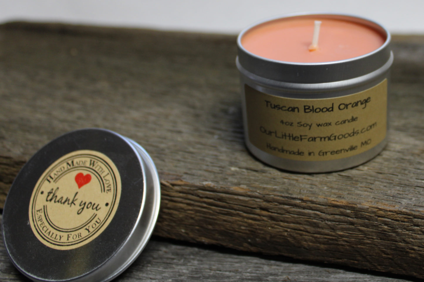 Tuscan Blood Orange Candle 4oz
