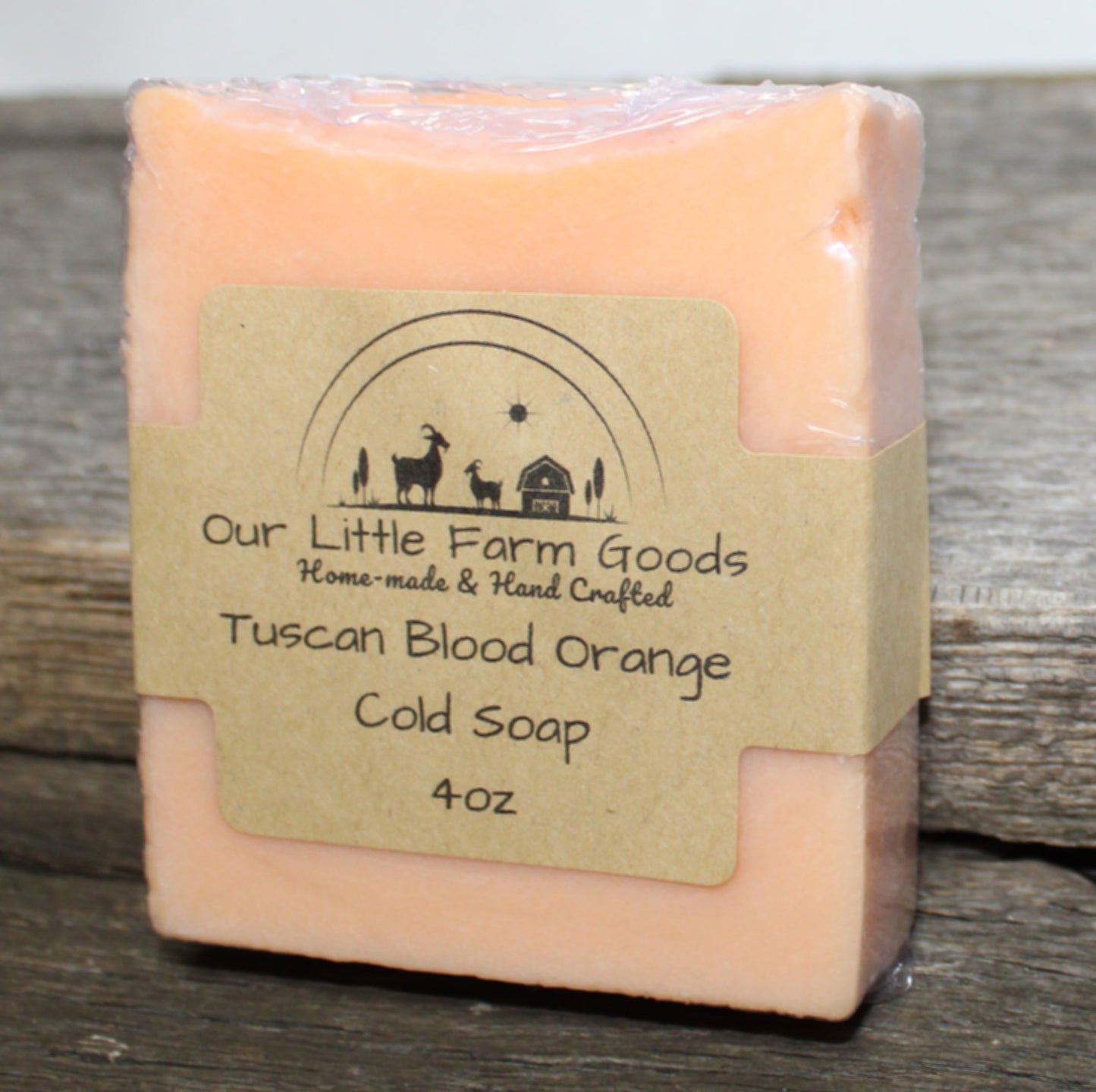 Tuscan Blood Orange Cold Process Soap Bars