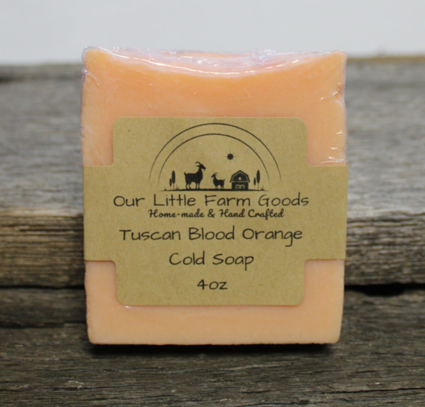 Tuscan Blood Orange Cold Process Soap Bars