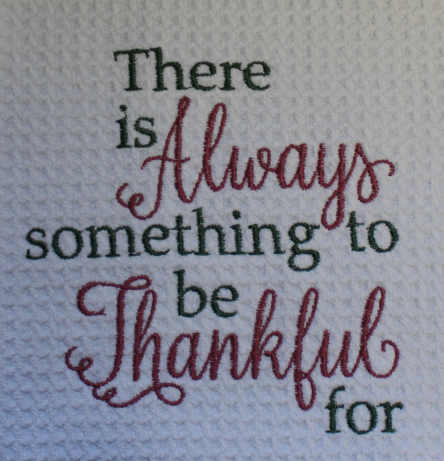 Thankful towel