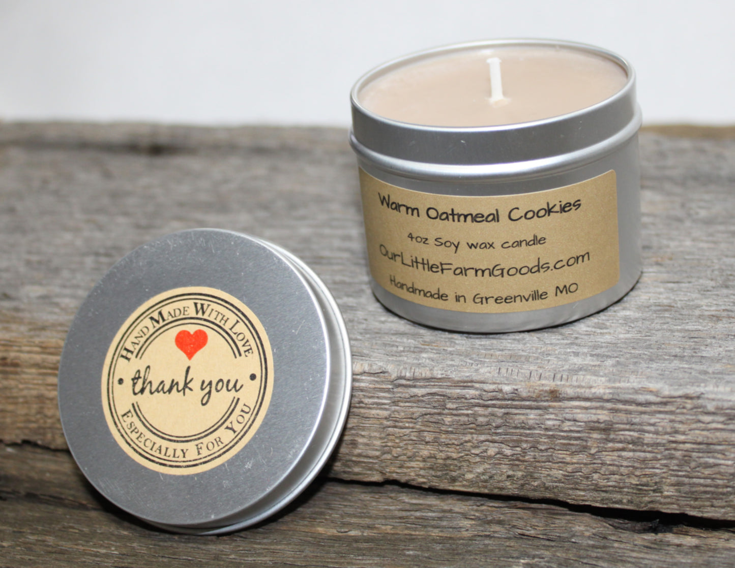Warm Oatmeal Cookies Candle 4oz