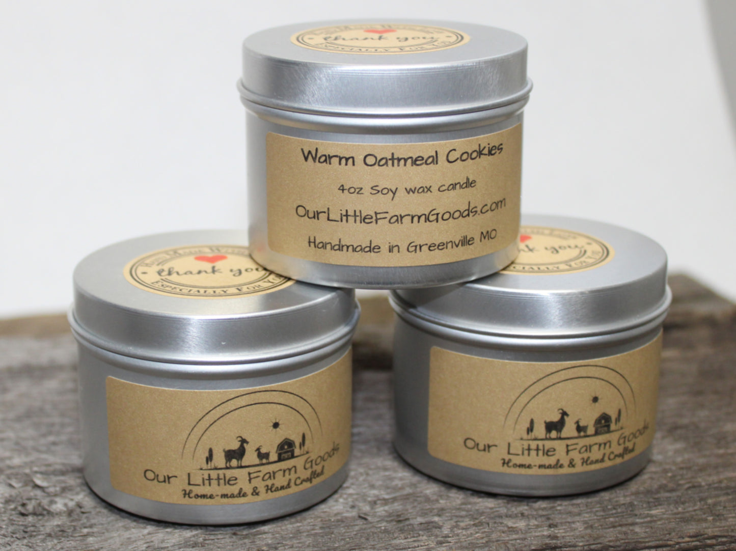 Warm Oatmeal Cookies Candle 4oz