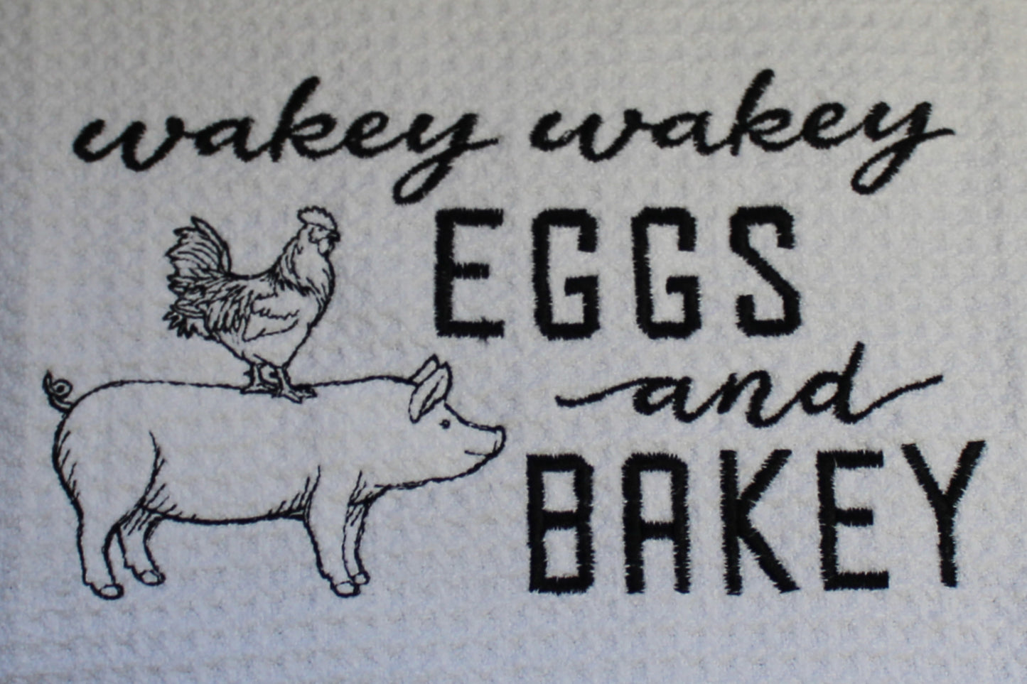 Wakey Wakey towel