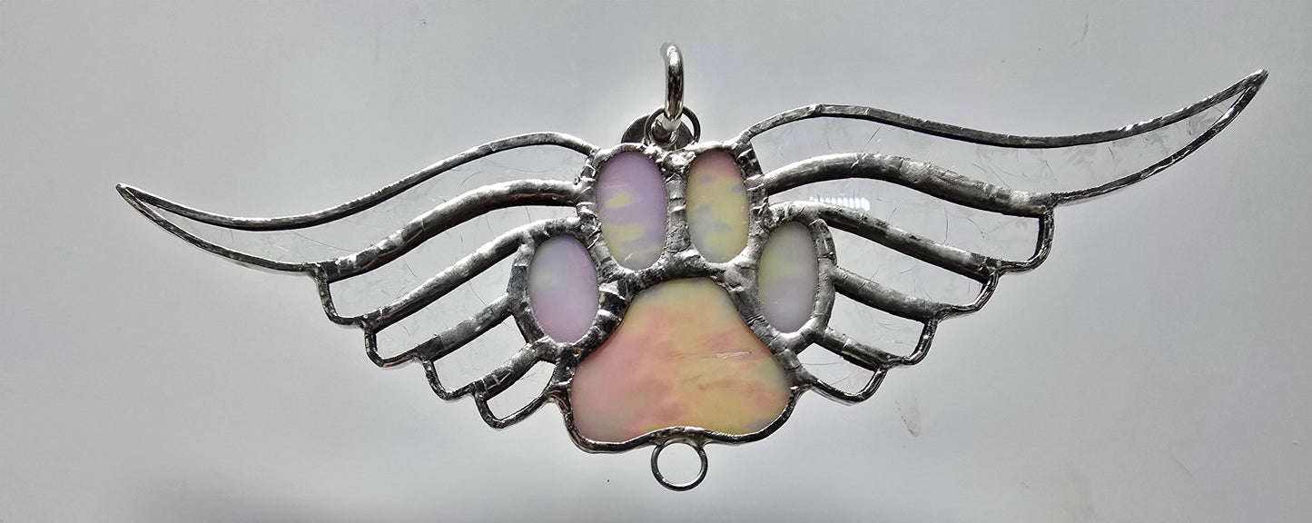 Paw Print with Wings