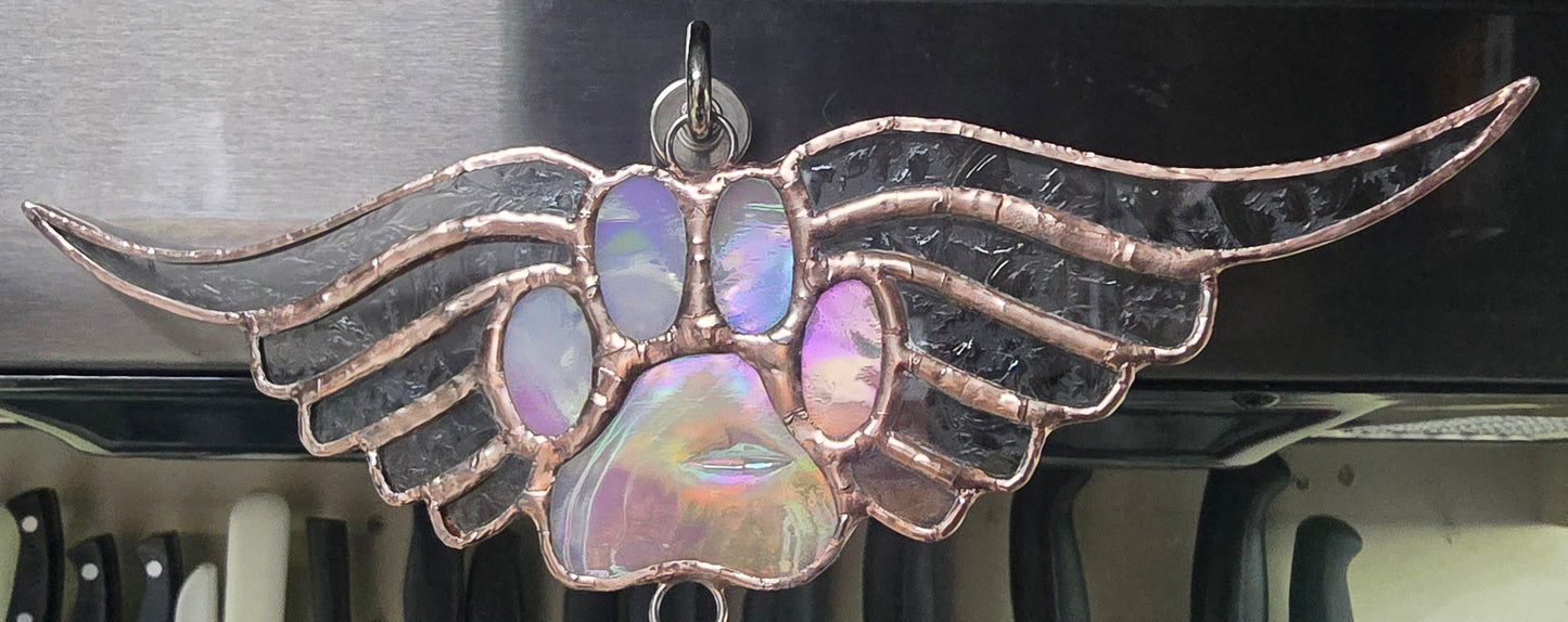 Paw Print with Wings