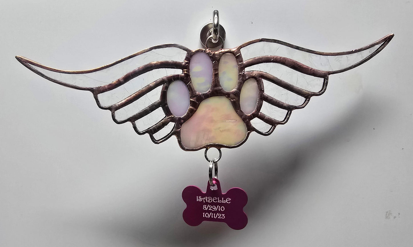 Paw Print with Wings