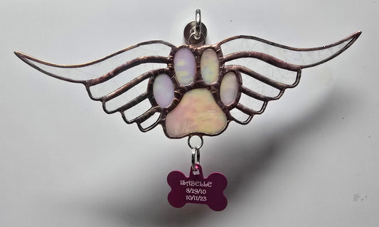 Paw Print with Wings